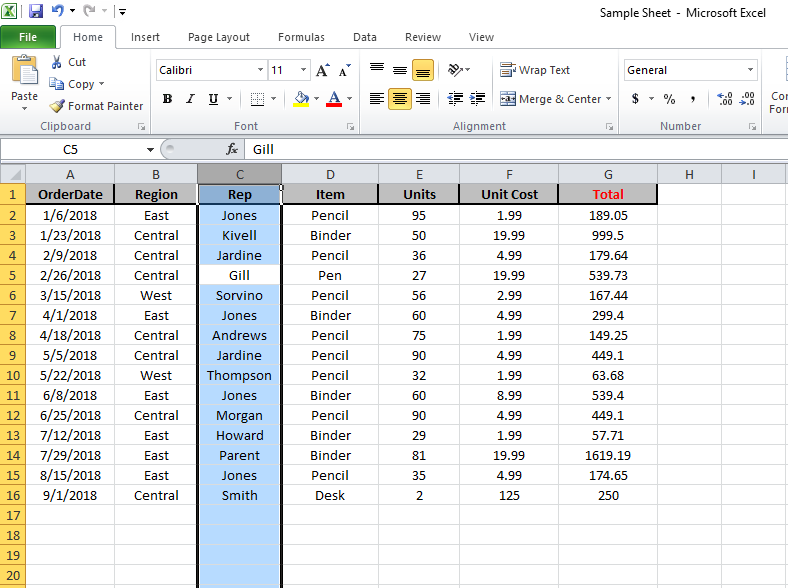how to select multiple cells in excel for mac